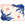 Abstract rug with blue waves, red outlines, and spirals inspires Octaevos Amalfi Placemat (Set of 2) design.