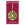 The Octaevo Bookmark Christmas Bauble is a gold and green geometric bookmark on a red holiday ornament card.