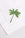 OCTAEVO Dinner Napkin Palm — white linen napkins with green palm embroidery, great for any occasion.