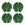 Octaevo Lily Leaf Coasters (Set of 4) in green, each with embroidered light green veins, shown in a 2x2 grid.