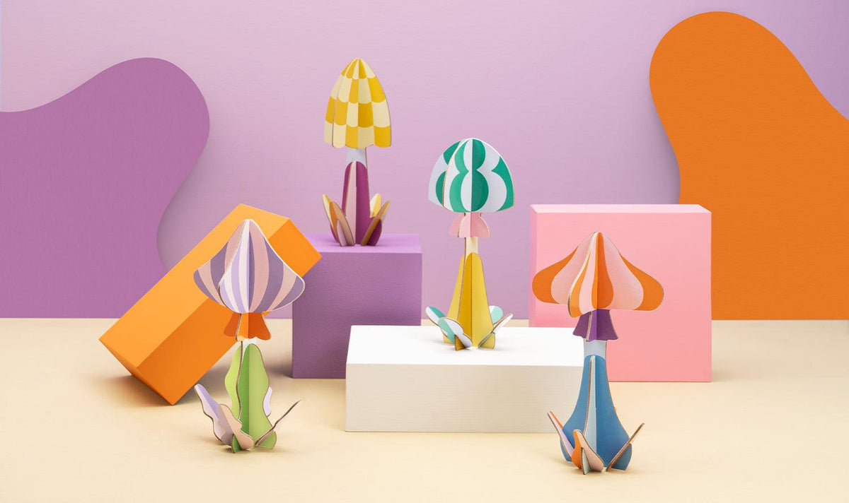 Mushroom Paper Sculptures - Octaevo
