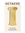 Gold brass Bookmark Artemis by OCTAEVO, shaped like the Greek Temple of Artemis, on a cream card with branding.