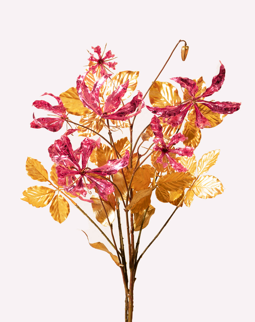 Pink Gold Leaf Bouquet