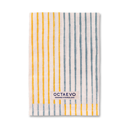 Riviera Servietten, schmale Streifen (4er-Set) — Orange