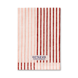 Riviera Servietten, schmale Streifen (4er-Set) — Rosa