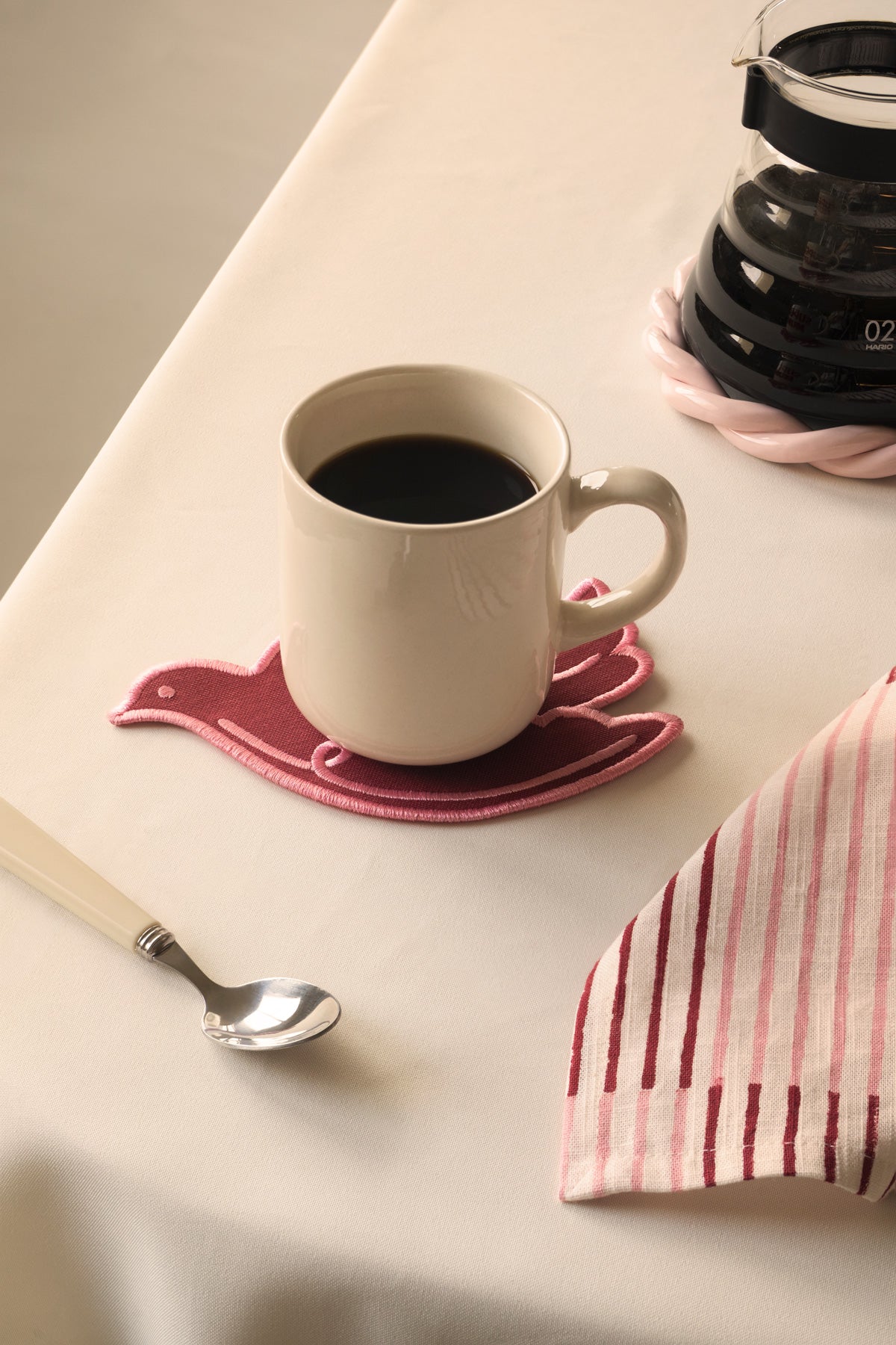 Red bird coaster 