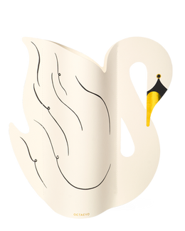 Florero de Papel Cisne
