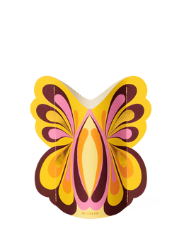 Mini Florero de Papel Mariposa