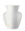The Cyano Paper Vase by OCTAEVO, white with perforated holes, is shaped like a Mediterranean vase.
