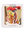 Red Fish-shaped paper vase with colorful design, featuring the brand OCTAEVO. 