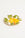The Octaevo Fruit du Jour Plate Pear features a hand-painted design with two yellow pears and green leaves.