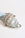 The OCTAEVO Glass Conch Shell Sculpture features wavy orange and gold patterns on a light, hand-blown glass form.