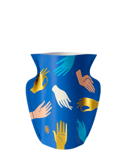 Hamsa Mini Paper Vase