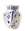 OCTAEVO Jaime Hayon Paper Vase with abstract blue and yellow face design in bold geometric style.