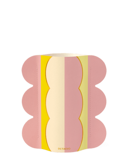 Riviera Wave Mini Paper Vase