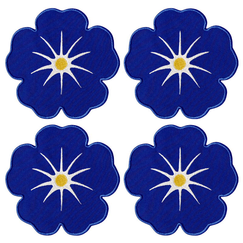 Morning Glory Coasters (Set of 4)
