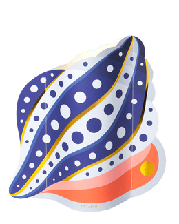 Shell Paper Vase