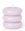 The OCTAEVO Templo Candle is a pastel purple, round candle with three rings and a central wick for artisanal decor.