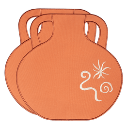 Terracotta Amphora Placemats (Set of 2)