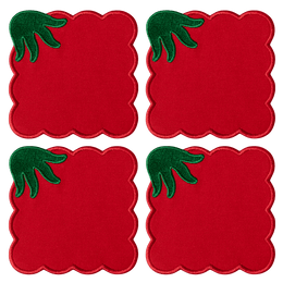 Tomato Coasters (Set of 4)