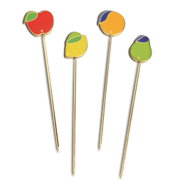 Tutti Frutti Cocktail Picks (Set of 4)