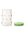 The Agave Glass Container Large by OCTAEVO features clear glass, green knobs, and a flat lid—ideal for stylish storage.