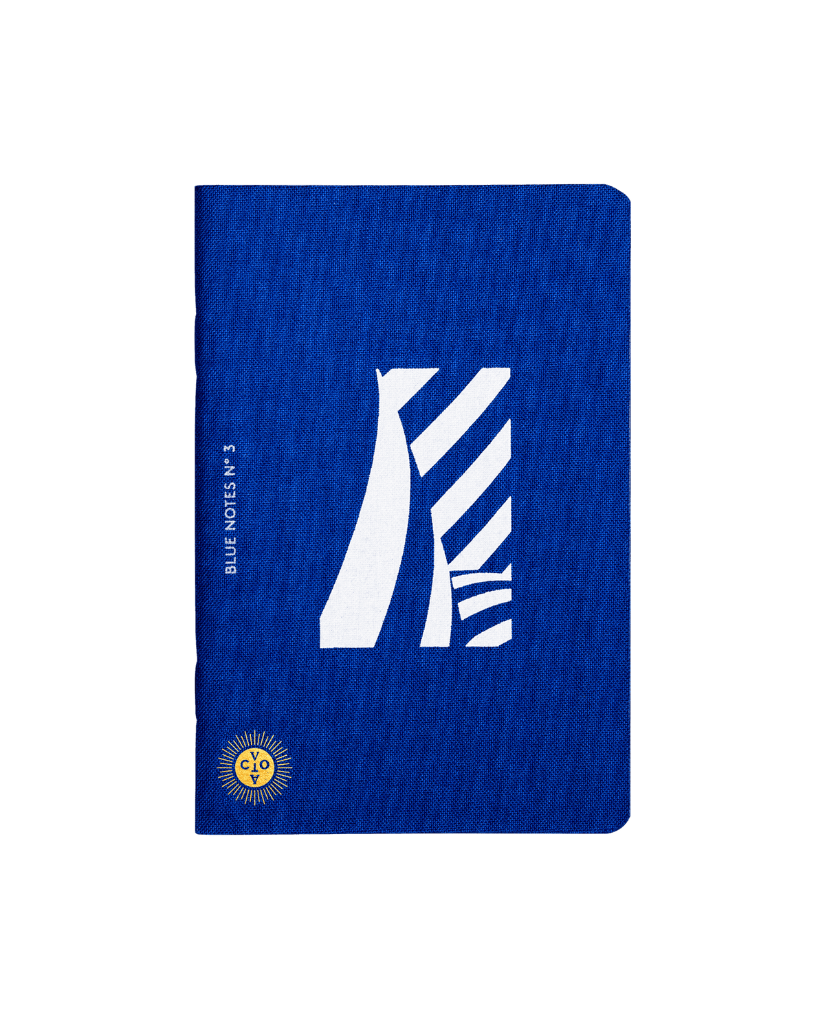 A Mediterranean blue OCTAEVO Passport Notes box of 3 with a white abstract cover design.
