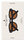 OCTAEVOs Bookmark Riviera: a black bookmark shaped like stylish sunglasses with brown lenses.