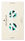 OCTAEVOs Bookmark Riviera features a stylish sunglasses design in white and green Mediterranean patterns.