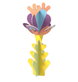 Aster Flower Paper Sculpture