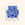 Blue and white Greco Paper Vase by OCTAEVO featured on a square card labeled 'OCTAEVO' at the bottom.