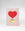 OCTAEVO Greeting Card Kiss features a bold red heart and gold lips on pink—ideal for stylish stationery lovers.