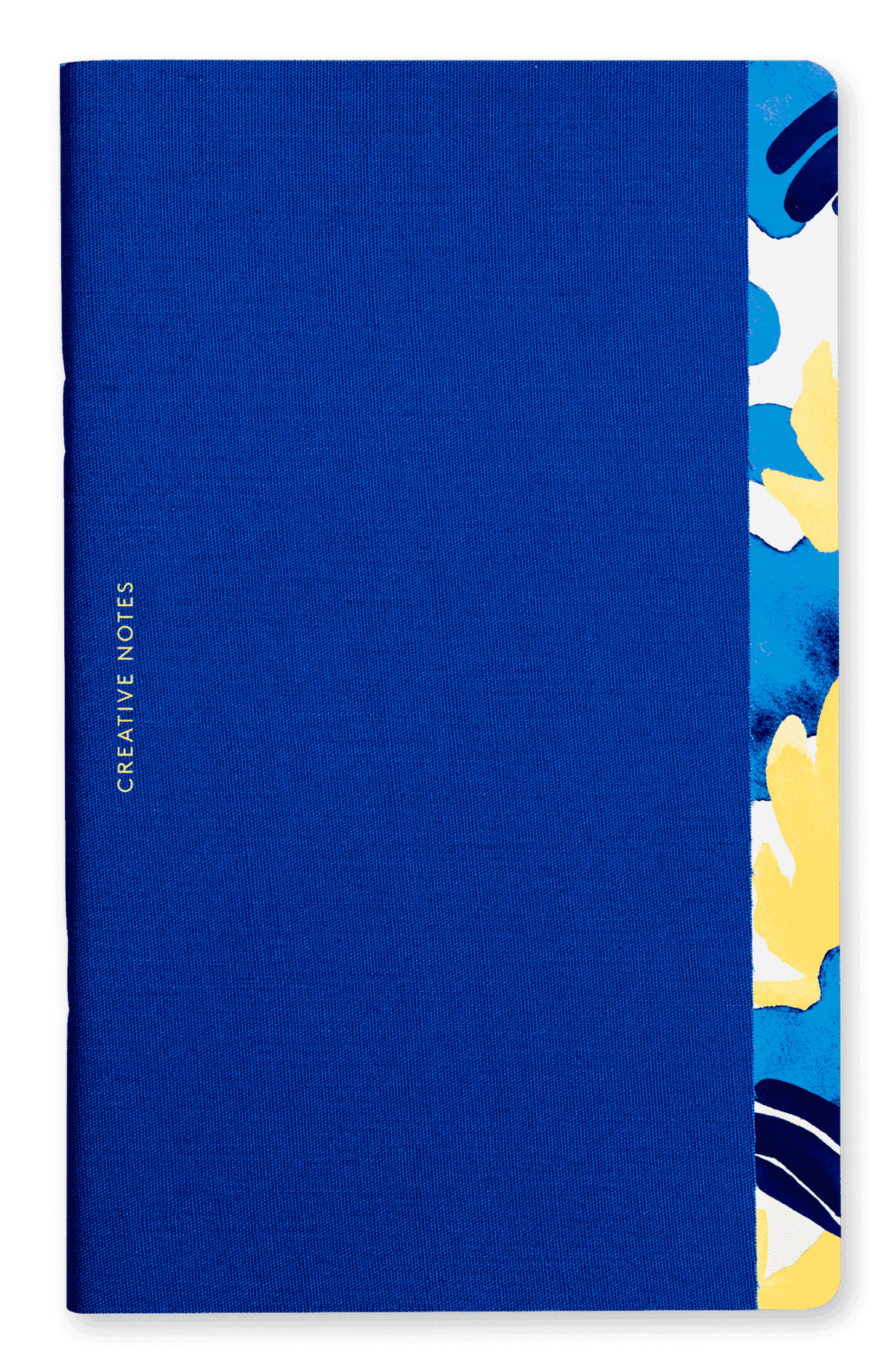 OCTAEVO Liguria Creative Notes: blue notebook with dot grid pages, “Creative Notes” spine, abstract patterned edges.