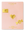 Gold metal clips—envelope, heart & candy shapes—on a pink card. Metal Clips Merci by OCTAEVO.