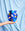 Hamsa Mini Paper Vase by Octaevo in blue