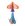 Octaevo Mushroom Paper Sculpture 3 in vibrant colors, ideal as unique dining table decor on a transparent background.