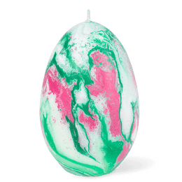 Olimpo Marble Candle — Green