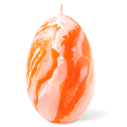 Olimpo Marble Candle — Orange