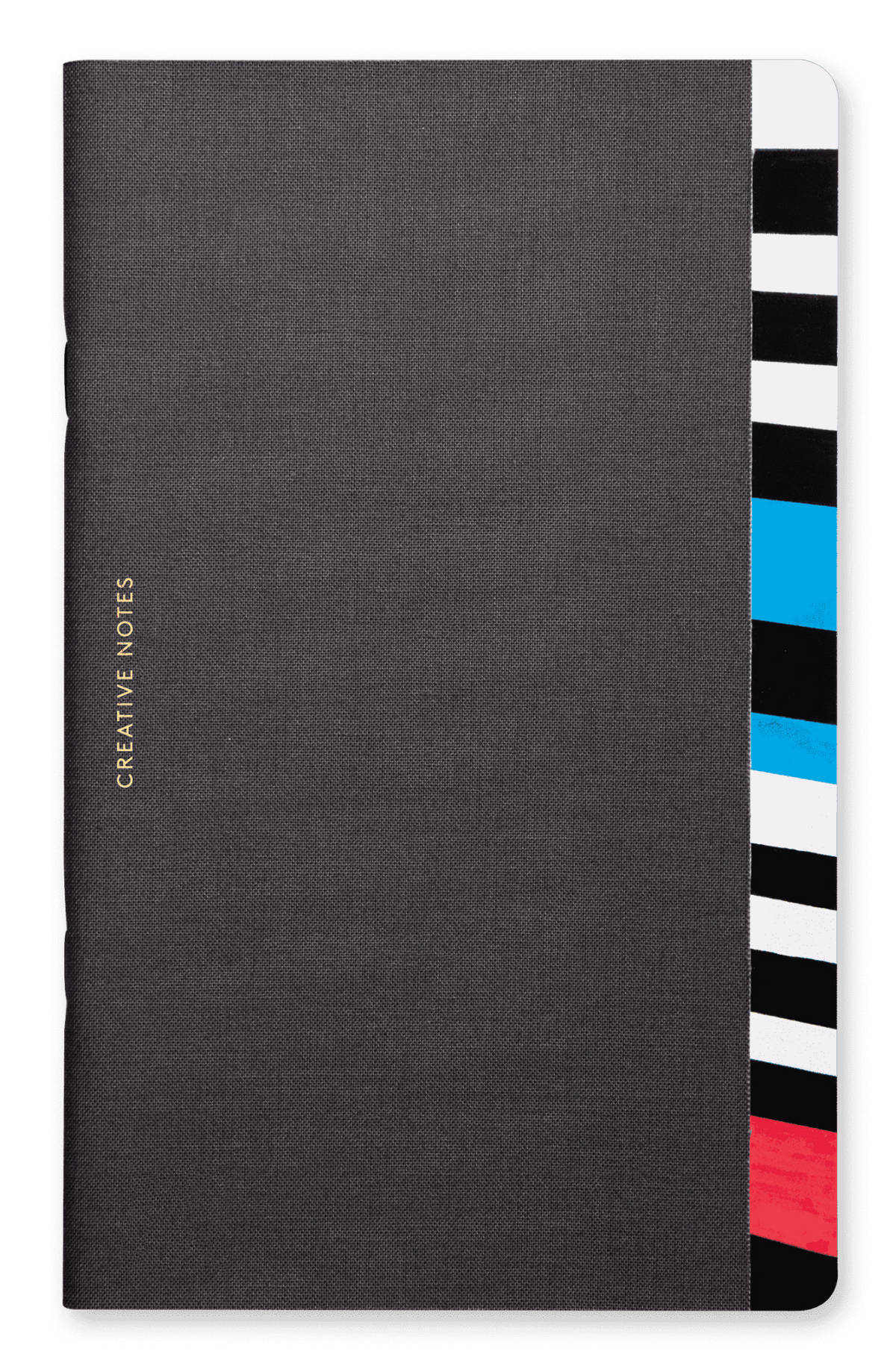 Palma Creative Notes by OCTAEVO: a luxury notebook with gold details, vibrant stripes, and dotted pages—great gift!.