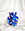 Hamsa Paper Vase by Octaevo in blue