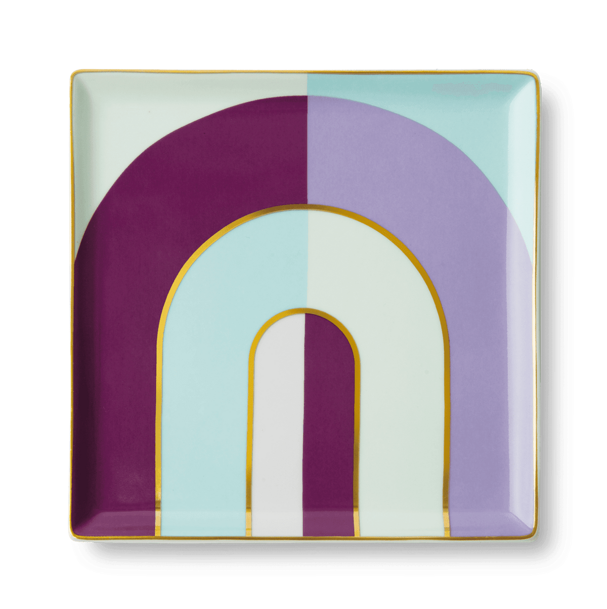 The purple OCTAEVO Riviera Ceramic Tray adds a modern geometric touch—ideal for tablescapes or gifting.