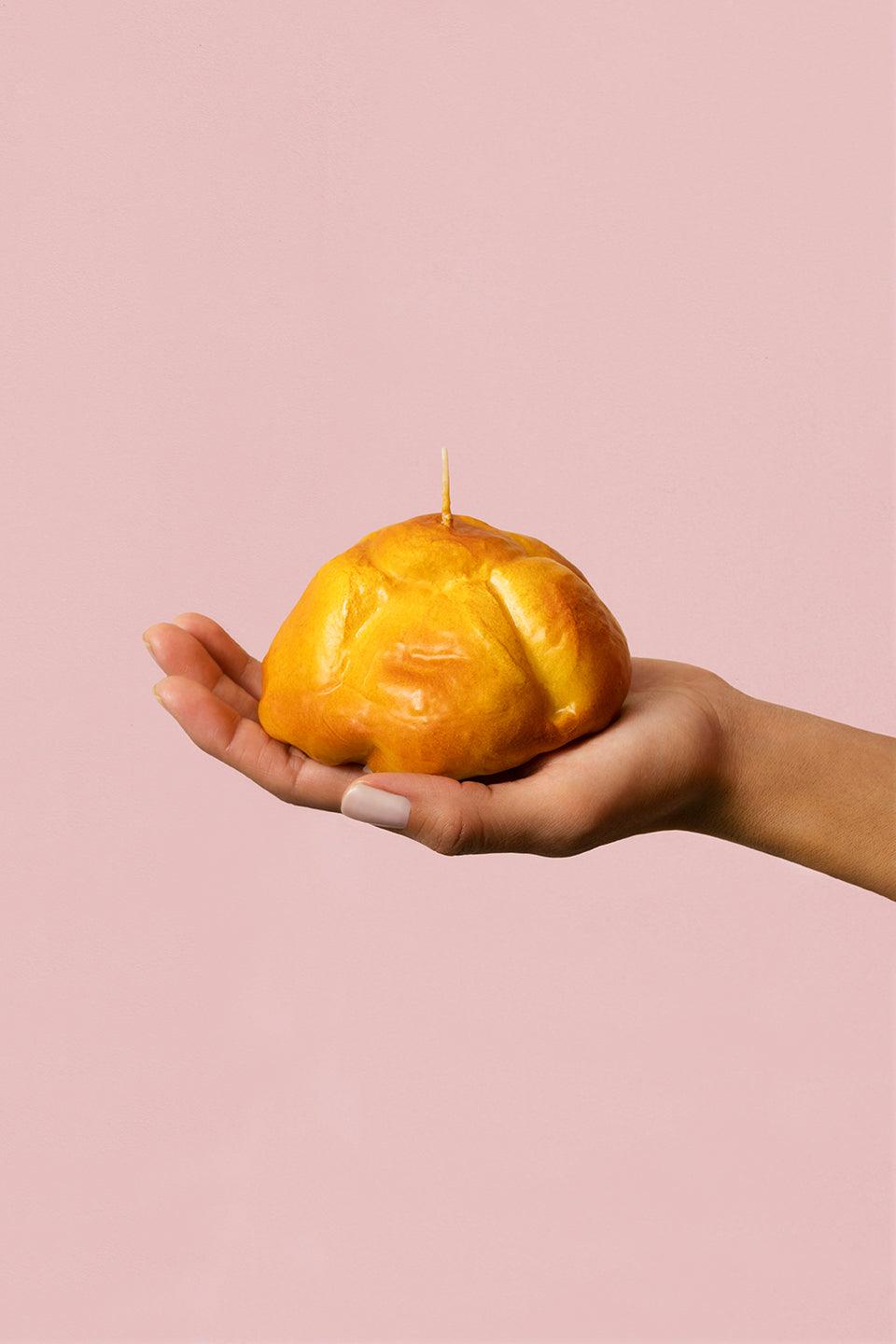 Rosetta Roll Bread Candle - Octaevo