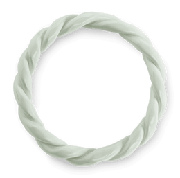 Sicilia Ceramic Trivet — Light Mint