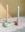 Templo Candle Holder in light mint by OCTAEVO